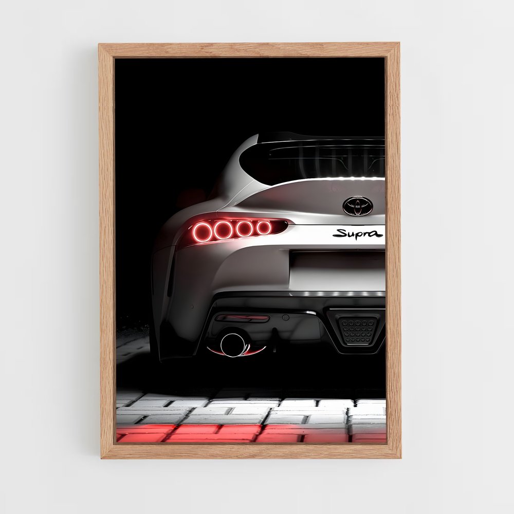Poster Nuit de Supra – affiche Toyota (vue 4)